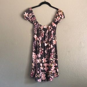 Auguste The Label Floral Off the Shoulder Dress